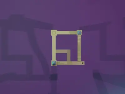Monument low poly for game Low-poly 3D model