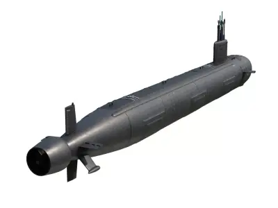 US Navy Virginia-class submarine SSN-774 3D model