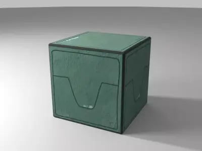 Among Us - Box  Free low-poly 3D model