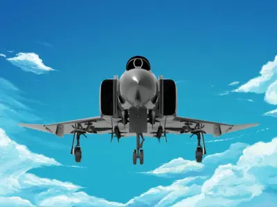 McDonnell Douglas F-4 Phantom 3D model buy