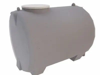 Water Storage Tank 3D model Low-poly 3D model