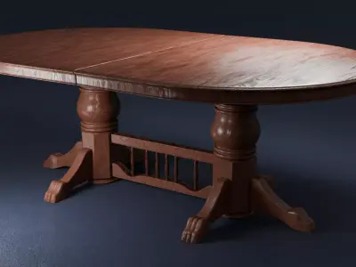 Old Table 3D model