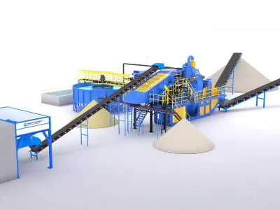 Sand Washing Equipment 3D model
