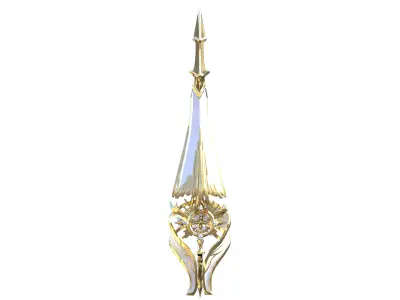 Angel sign Low-poly 3D model