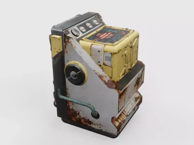 Computer control 3D model 3D model