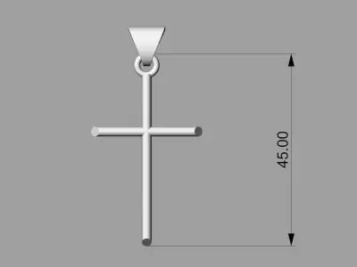 Christian Cross  Free 3D print model