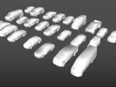 Car Concept Model 1 - Library Car  3D print model