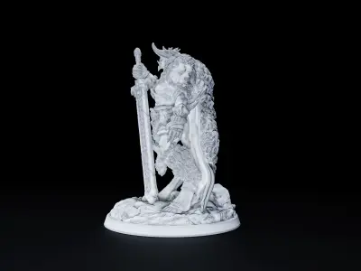 tanarukk warrior v2 3D print model