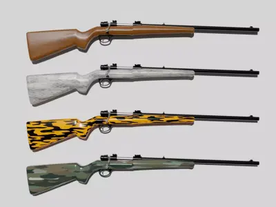 FPS Hunting Rifle 3D model