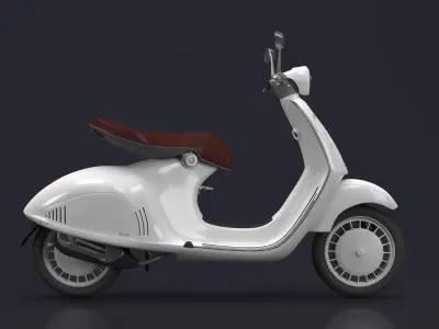 Vespa 946 White 3D model