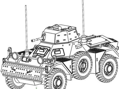 Ferret MK 2 3D print model