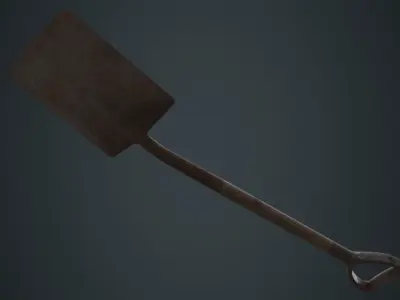 Spade 1C Low-poly 3D model
