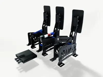 VNM Paddles Low-poly 3D model