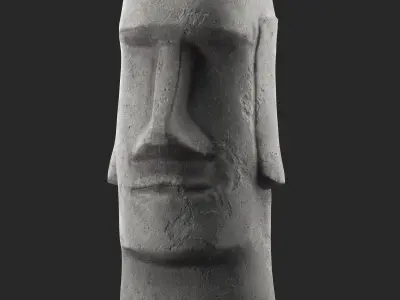 Moai Idol  3D model