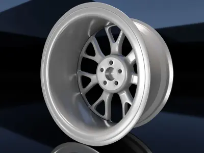 3D model rim wheel part6 3D model
