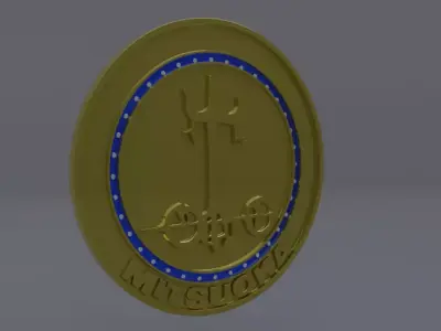 Mitsuoka Logo Set 3D model