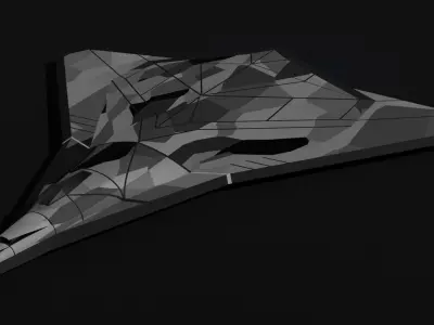 XS-5 Custom Space Fighter Free 3D model