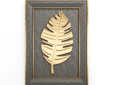 Floral Frame 3D model