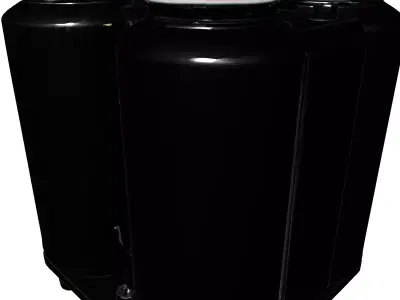 SciFi Energy Module Power Pack Low-poly 3D model