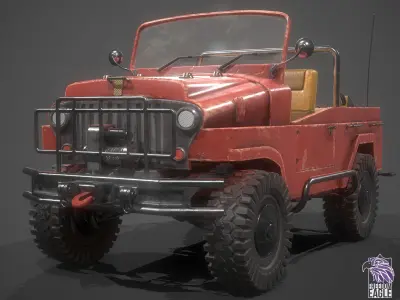 JEEP 4X4 - GAME READY MODEL Low-poly 3D model