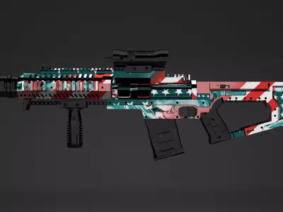 Krut Zip 4 Rifle 3D model