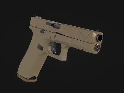 Glock 17 Gen 5 Game Ready Low-poly Low-poly 3D model