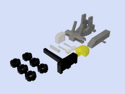 Reachstacker port Free 3D print model