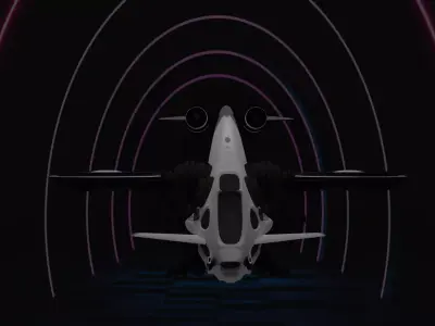 Space Lightning 3D model
