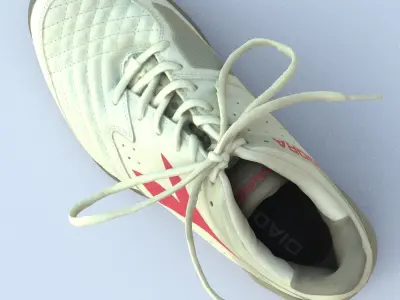 Sneaker High Poly sole of running shoe Free 3D model