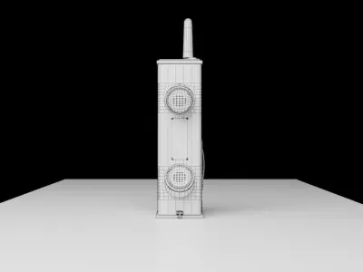 War equipment Low-poly 3D model