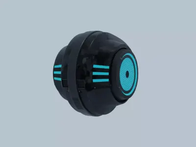 Drone Rockie Free low-poly 3D model