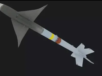 AIM 9 Sidewinder Missile 3D Model 3D model