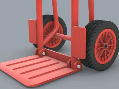 Folding Sack Truck PM 3D print model