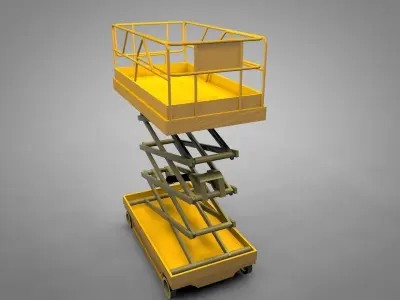 aerial bucket 3D model