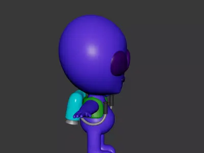 Alien 3D model 3D model purchase