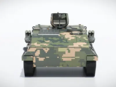 Type 89 AFV Low-poly 3D model