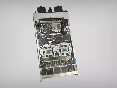 AI Data Center Server VR200 Switch Tray  Node Realistic 3Dmodel 3D model