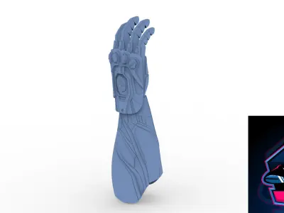IRONMAN MK 85 GAUNTLET READY TO 3D PRINT 3D model