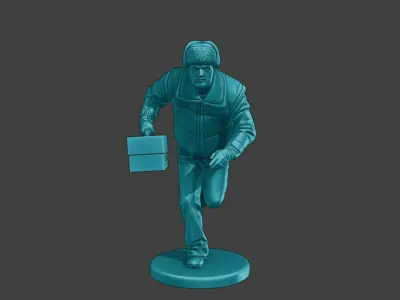 Actual Male Truck Driver AMTD 008 3D print model