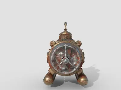 Steampunk Submarine 3D model by kayrox120