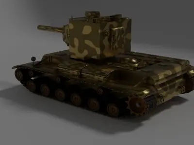 Battle Tank 2 Free 3D model