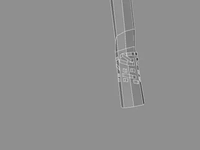 3D Hammer two wooden hammers 3D model