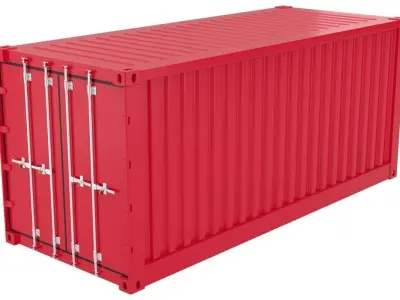 Cargo Container 3D model by weeray