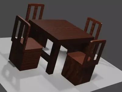 training table 3d model Free 3D model
