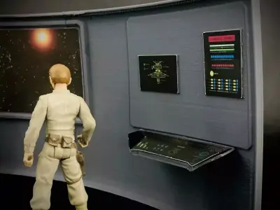 USS Enterprise Bridge Main View Screen - The Wrath of Khan 3D print model