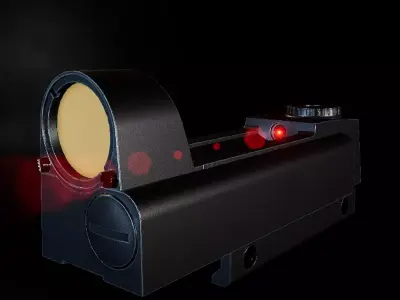 AAA Kobra RDS Game Ready PBR Low-poly 3D model