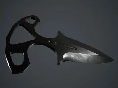 Shadow Dagger PBR Game Ready Low-poly 3D model