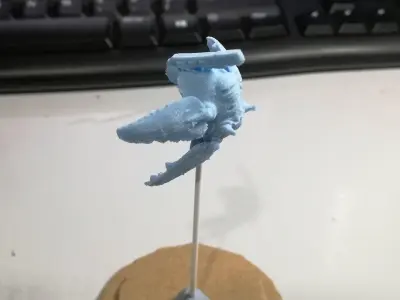 Space Combat Frigate Hawksbill 3D print model