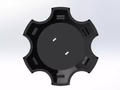 3D Printable Wheel Center Cap  Toyota Tacoma  FJ Cruiser  3D print model