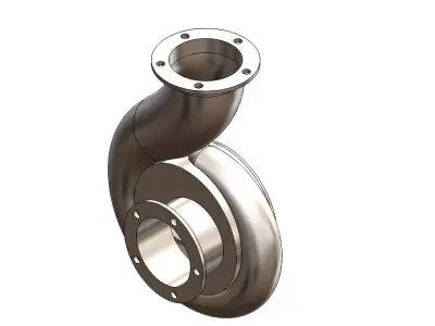 Centrifugal Pump 3D Model 3D model